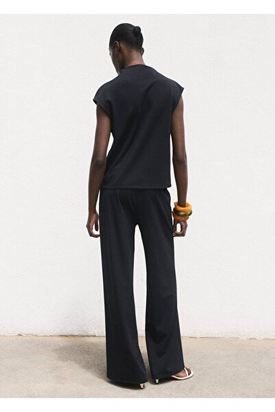 MANGO Woman Wide leg elastik belli pantolon