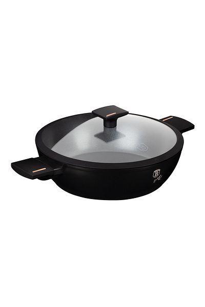 Berlinger Haus Saucepan with lid, 28 cm, non-stick with titanium Monaco Collection Berlinger Haus BH 7090