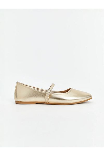 LC Waikiki Lcw Steps Leather Look Women's Ballerina Shoes