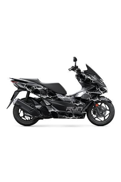 Run Grafik Shop HONDA PCX 2021-2024 ŞİMŞEK KAPLAMA GRAFİK SETİ KİT