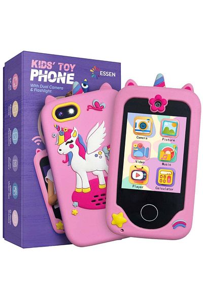 Essen Kids Smart Phone Toys for Girls Ages 3-8 Toddler Play Travel Toys