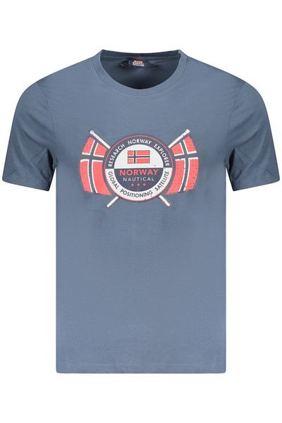 Norway Men's T-shirt With Logo, Cotton, Regular Fit