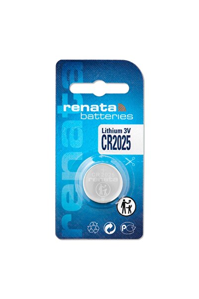 RENATA بطارية ريناتا CR2025 ليثيوم 3 فولت - قطعة واحدة