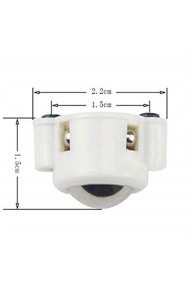 ROBOFUN Ballcaster MINI 3PI car N20 Caster Robot Ball W