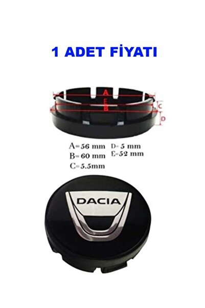 RENSA Wheel Hub Arma 60-56 Black Dacia