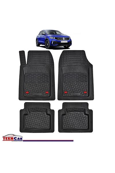 TEAMCAR ® Car Mats Tray Type Compatible with Volkswagen T-Roc A11 SUV (2017–2025)