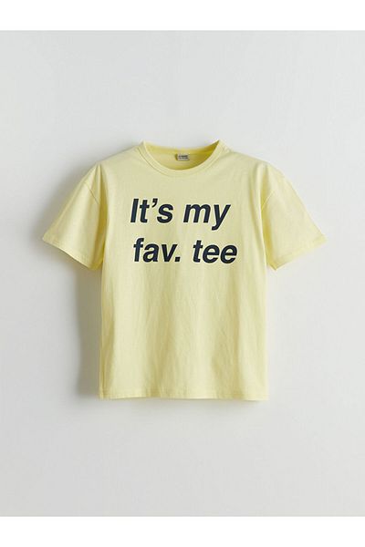 LC Waikiki Crew Neck Plain Boy's T-Shirt