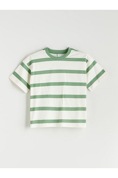 LC Waikiki Crew Neck Striped Boy T-Shirt