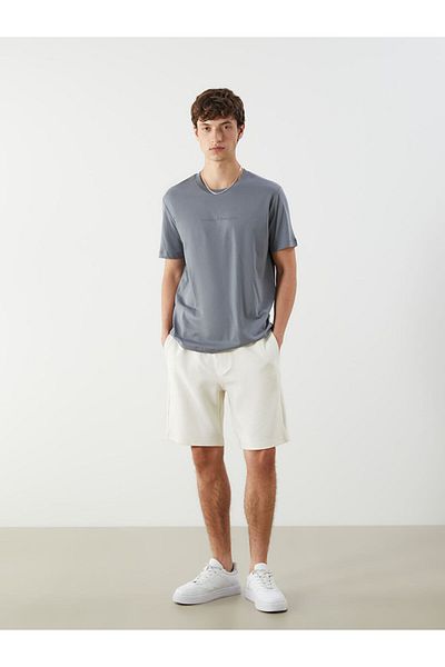 LC Waikiki Crew Neck Printed Combed Cotton Men's T-Shirt