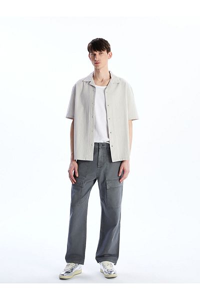 LC Waikiki Comfortable Fit Gabardine Men's Cargo Trousers