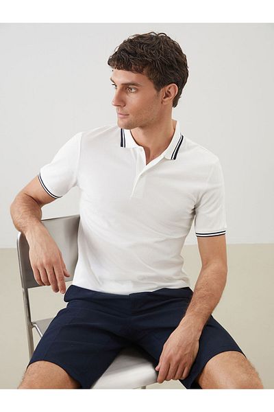LC Waikiki Polo Neck Short Sleeve Pique Men's T-Shirt