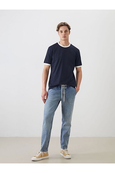 LC Waikiki Crew Neck Combed Cotton Men's T-Shirt