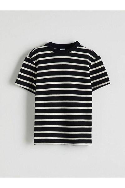 LC Waikiki Crew Neck Striped Boy T-Shirt
