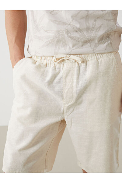 LC Waikiki Standard Mold Linen Look Men's Shorts