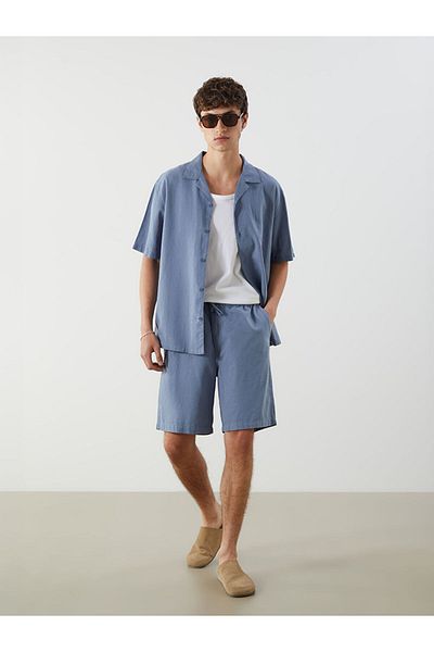LC Waikiki Ανδρικό σορτς New Season Comfortable Fit Λινό Μικτό - S5IP44Z8