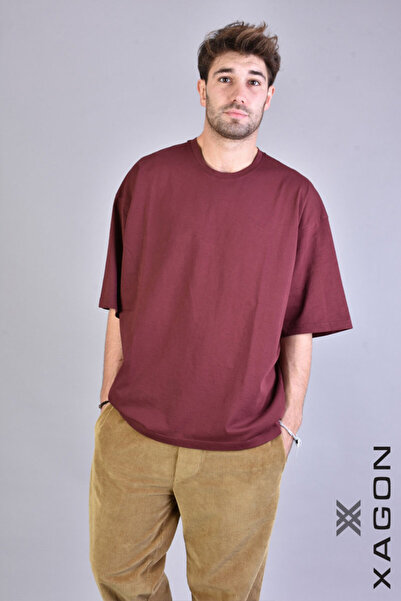 EXAGON TRICOU OVERSIZE - XAGON - VERDE-ROȘU, M