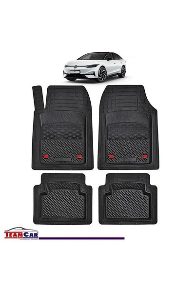 TEAMCAR ® Car Mats Tray Type Compatible With Volkswagen Id.7 E35 Electric Sedan, Combi (2023–2025)