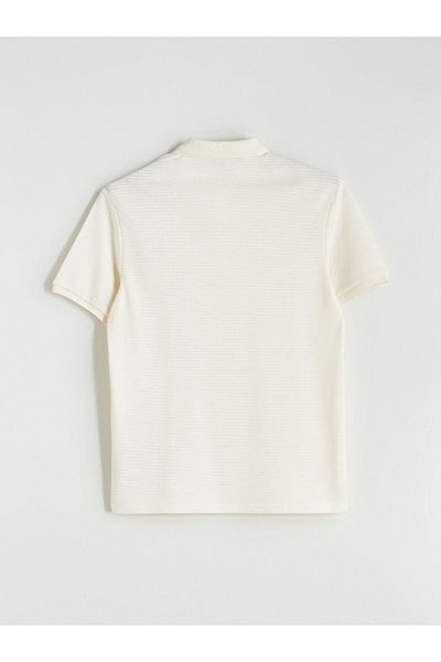 LC Waikiki Ανδρικό μπλουζάκι Polo Neck Combed Cotton
