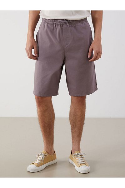 LC Waikiki Xside Plum Comfortable Fit Gabardine Men's Shorts