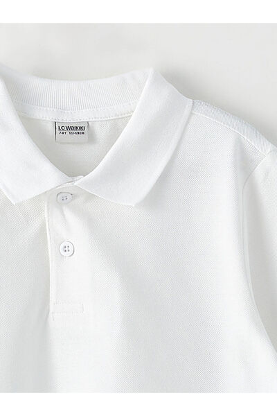 LC Waikiki Polo Collar Basic Boy's T-Shirt 2-Piece