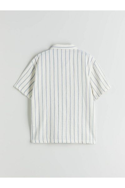 LC Waikiki Striped Muslin Boy's Shirt