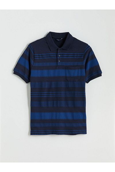 LC Waikiki Polo Neck Color Block Men's T-Shirt