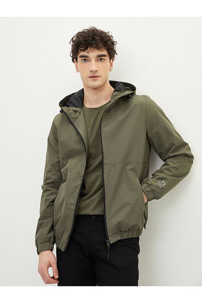 LC Waikiki Standard Fit Hooded Thin Men's Raincoat