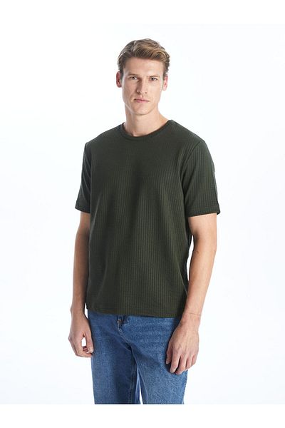 LC Waikiki Men's T-Shirt with Fabric Detail Bu08