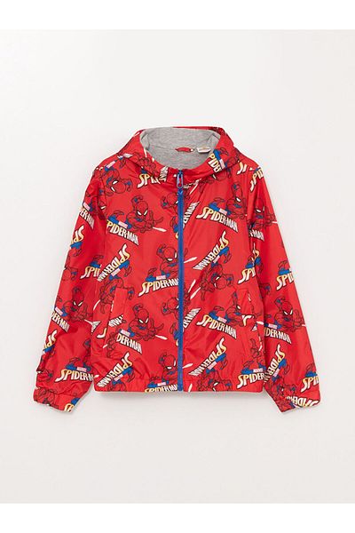 LC Waikiki Hooded Spider-Man Printed Boy's Raincoat