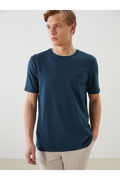 LC Waikiki Crew Neck Printed Combed Cotton Men's T-Shirt