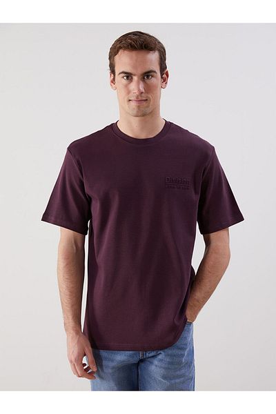 LC Waikiki Plum Crew Neck Printed Men's T-Shirt