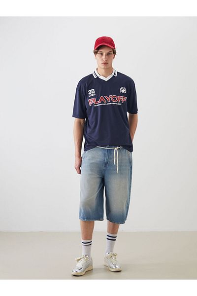 LC Waikiki Polo Collar Printed Men's T-Shirt