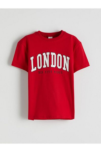 LC Waikiki Crew Neck Printed Boy's T-Shirt