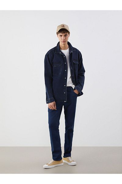 LC Waikiki Comfortable Fit Men's Jean Shirt