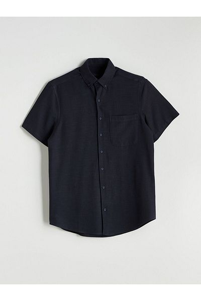 LC Waikiki Regular Fit Short Sleeve Gabardine Men's Shirt