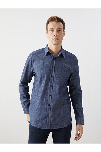 LC Waikiki Men's Classic Shirt Washable Eg171