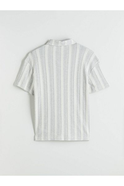 LC Waikiki New Season Polo Neck Striped Men's T-Shirt - S5Q407Z8