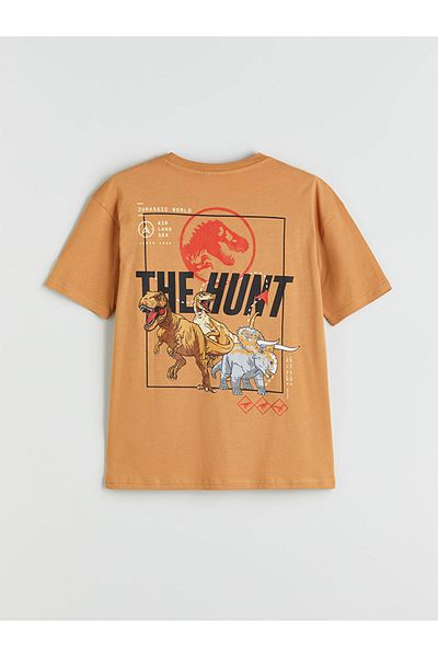 LC Waikiki New Season Crew Neck Jurassic World Printed Men's T-Shirt - S5Ip03Z4