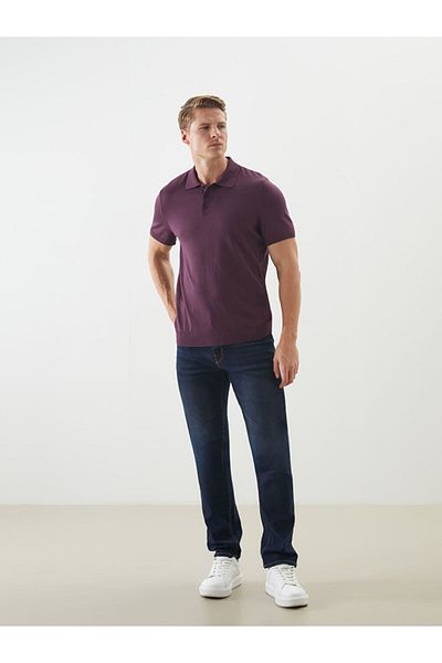LC Waikiki Polo Neck Short Sleeve Men's Knitwear Sweater