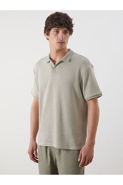 LC Waikiki Green Polo Neck Men's T-Shirt