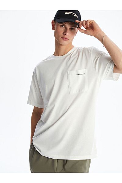 LC Waikiki Crew Neck Printed Combed Cotton Men's T-Shirt