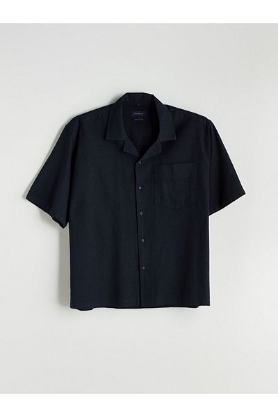 LC Waikiki Regular Fit Short Sleeve Gabardine Men's Shirt