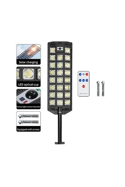 OEM Lampa Solară Stradală 1000W cu 590 LED, Panou Integrat, Senzor Mișcare, 3 Moduri, Telecomandă, IP65