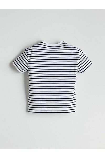 LC Waikiki Crew Neck Striped Boy T-Shirt