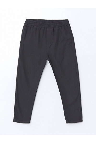 LC Waikiki Anthracite Boys' Trousers with Elastic Waist