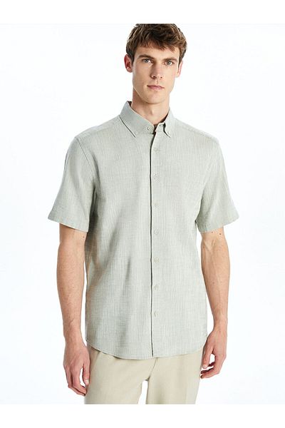LC Waikiki Regular Fit Short Sleeve Men's Shirt
