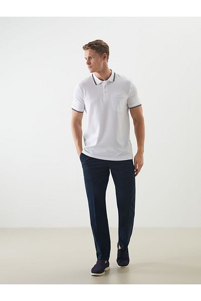 LC Waikiki Νέα σεζόν Polo Collar Kisa μανίκι Βαμβακερό ανδρικό Tisort - S52872Z8