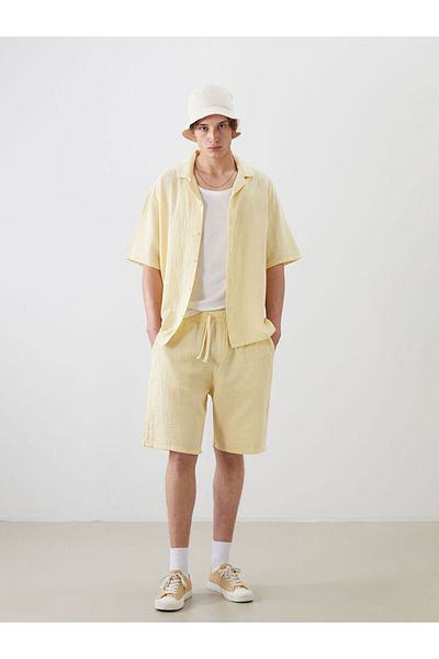 LC Waikiki Comfortable Fit Men's Muslin Shorts