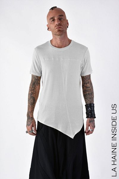 La Haine Inside Us TRICOU ASIMETRIC REGULAR - LA HAINE INSIDE US - ALB, L