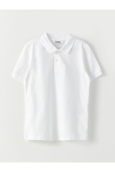 LC Waikiki Polo Collar Basic Boy's T-Shirt 2-Piece